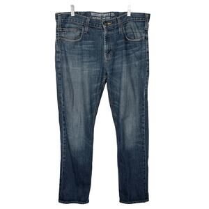 MOSSIMO SUPPLY Men's SLIM STRAIGHT Jeans MEDIUM WASH Size 36x32